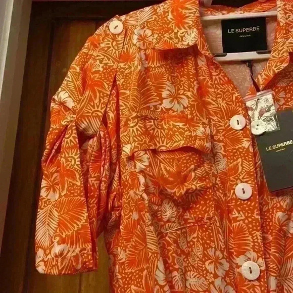 Le Superbe Chic Tiki Romper size 6 NWT - Picture 6 of 11